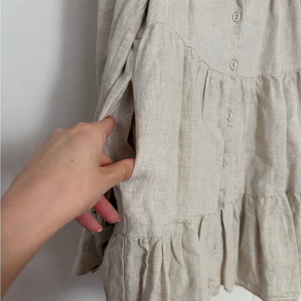 DISSH eloise natural linen mini dress - Picture 11 of 16